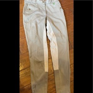 SHIRES performance Jodhpur taupe Riding Equestrian Leggings Pants Women 28